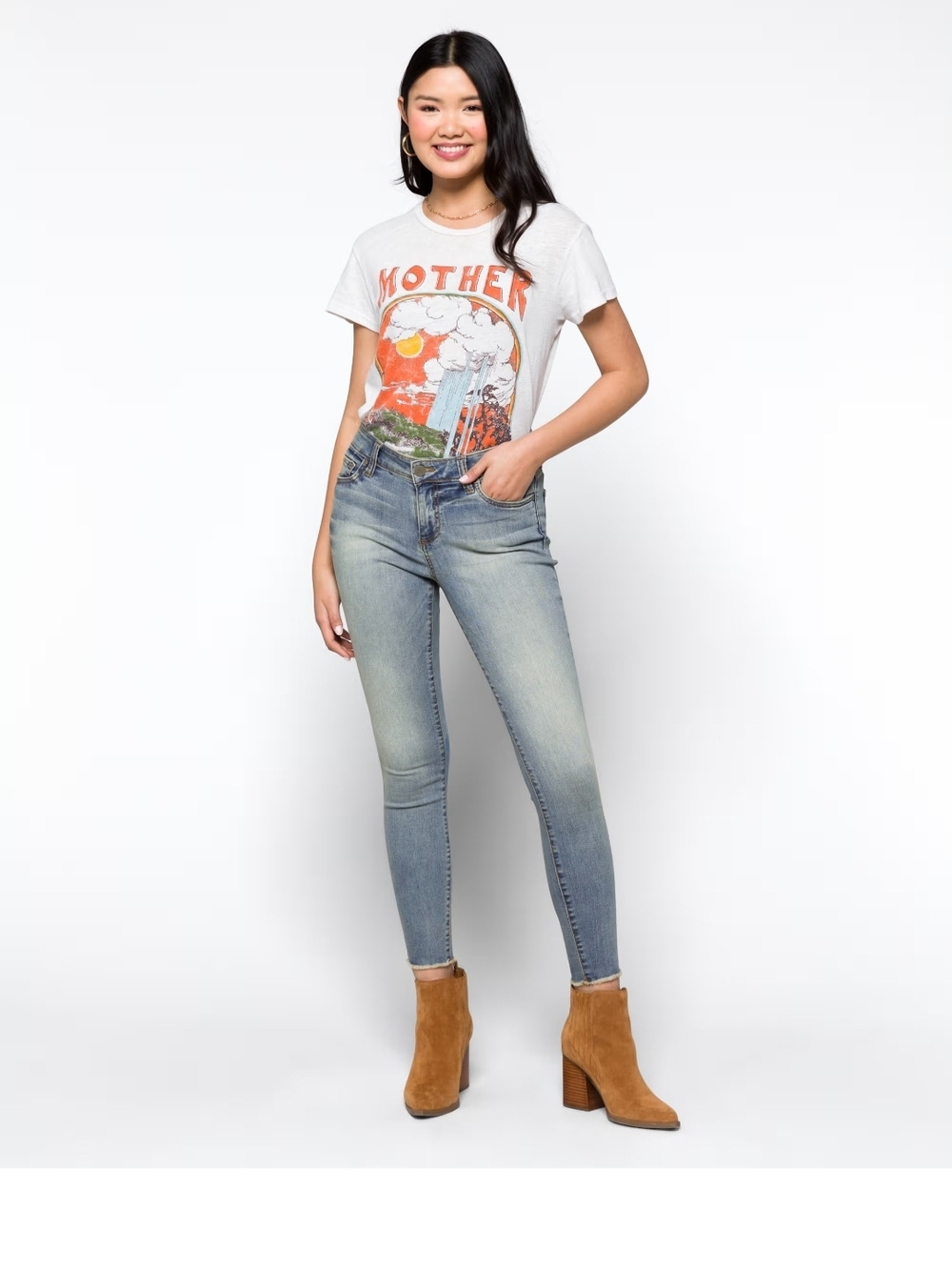 Kut From The Kloth Dayna Skinny Scissor Cut Hem Jean 6 Long